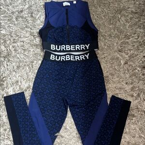 Burberry Blue Athletic Set